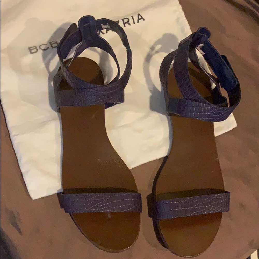 Blue sandals